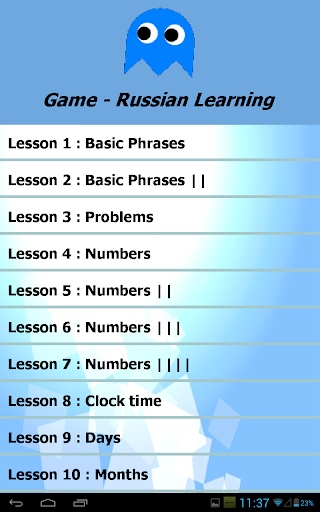 Game - Russian Learning