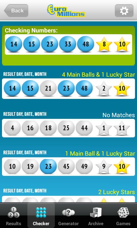 Lottery results apps android / Winning lotto numbers az