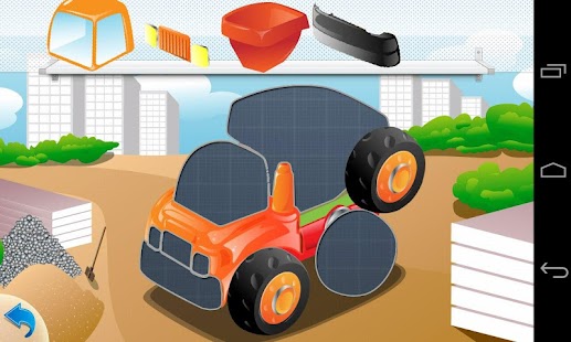 Android-Anwendung Puzzle Cars for kids Screenshot