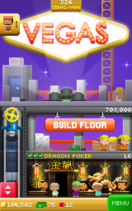 Tiny Tower Vegas - screenshot