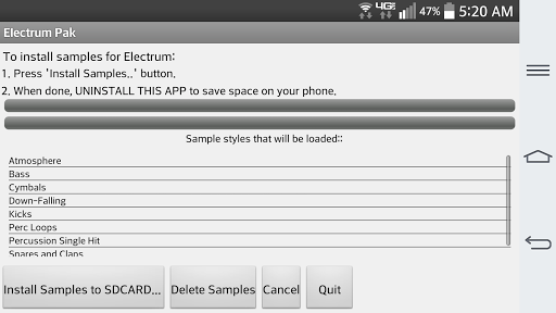 Electrum Pak Atmosphere