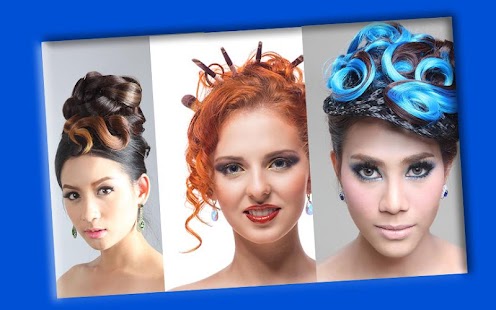 download Women Hair Style Stickers free