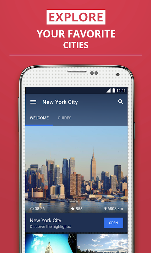 Android application New York City Premium Guide screenshort