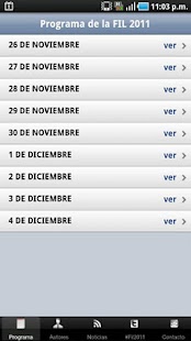 Programa de la FIL Screenshots 0