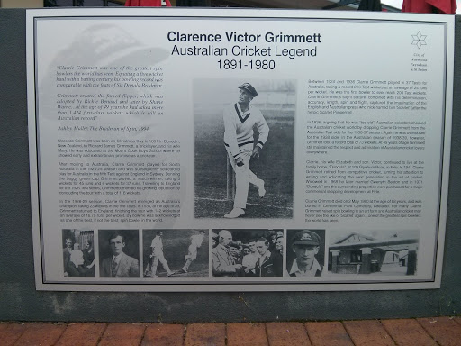 Australian Cricket Legend Memorial Plaque