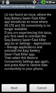 Restore Connectivity Settings Screenshots 0