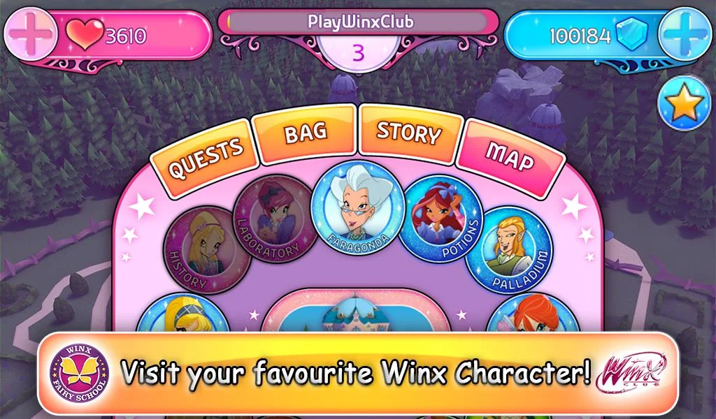 Winx Club: Winx Fairy School - screenshot
