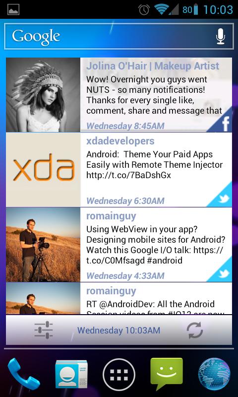 Stackz for Facebook &amp; Twitter Screen 2