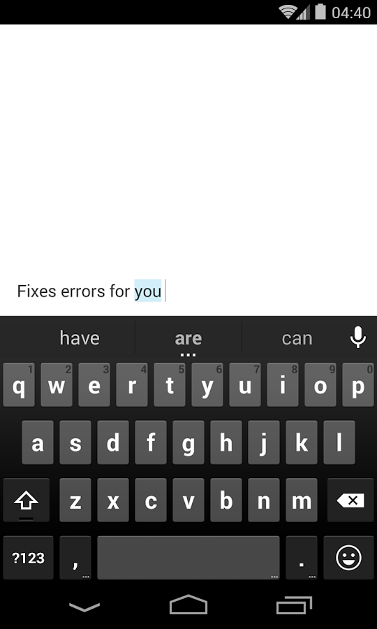 Google Keyboard - screenshot
