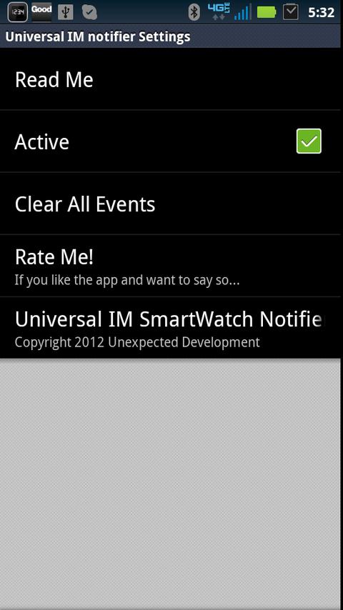 SmartWatch Universal IM Screen 3