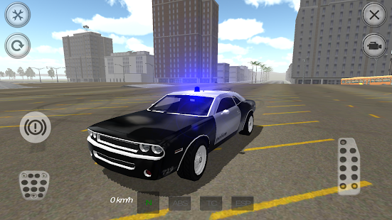 Muscle Police Car Driving
