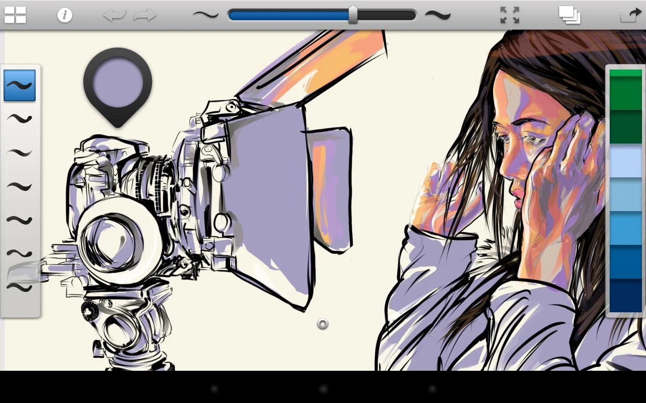   SketchBook Ink- tangkapan layar 