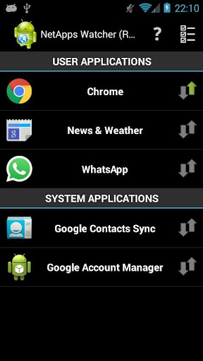 Network Apps Watcher