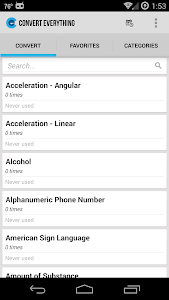 Screenshot Convert Everything Pro - Units v1.0.112