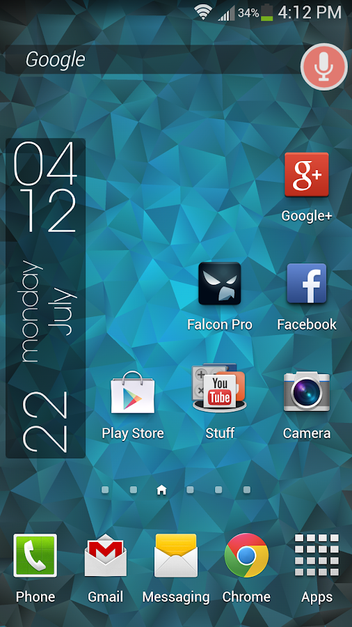    Nexus Triangles LWP- screenshot  