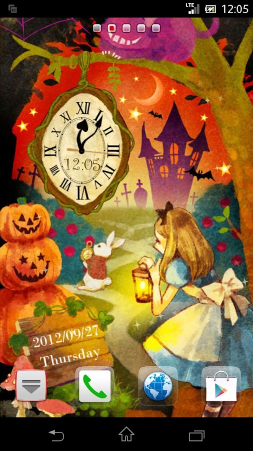 Alice in Halloween Wallpaper Screen 3