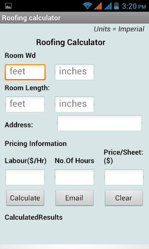 Roofing Calculator