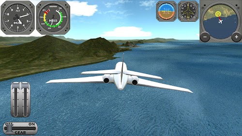 Android application Flight Simulator Rio 2013 HD screenshort