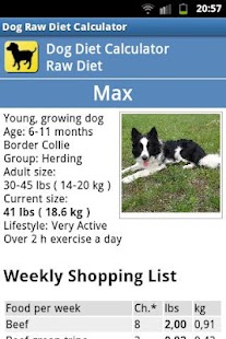 Download Dog Raw Diet Calculator APK