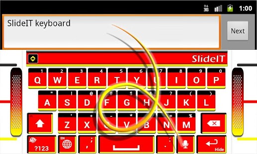 Free SlideIT Germany flag skin APK