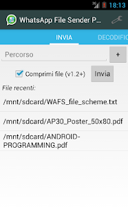  Migliori Programmi Android: WhatsApp File Sender PRO, per inviare qualsiasi file con WhatsApp