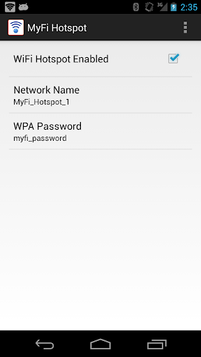 MyFi WiFi Hotspot - NO ROOT