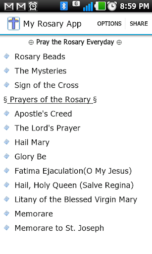 My Rosary App - Rosary Guide