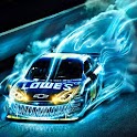 Drag racing game logo