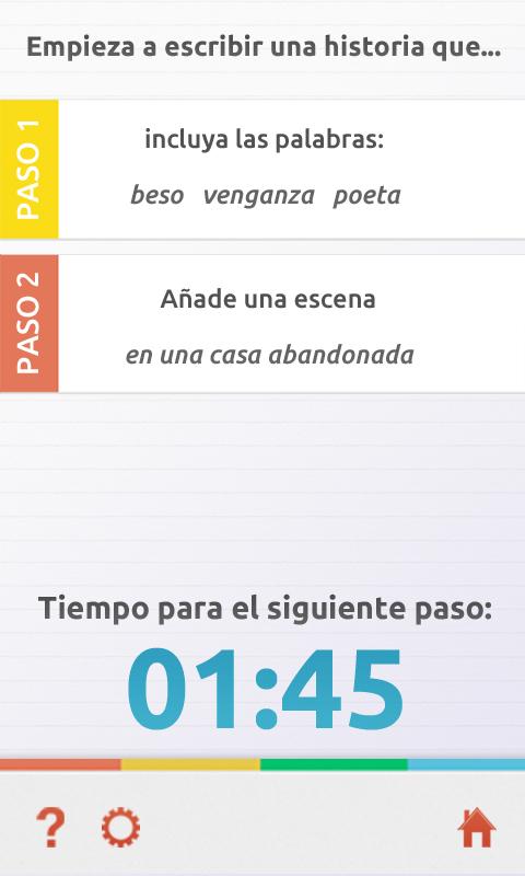 Android application Writing Challenge screenshort