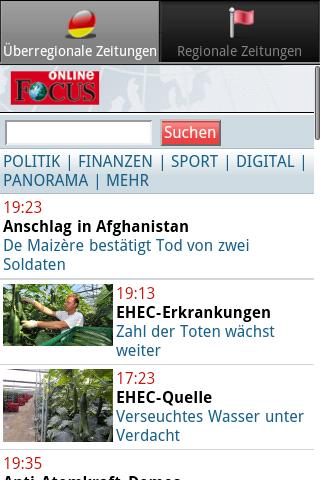 Zeitungen DE PRO (Deutsch) Screen 3