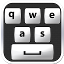 White Keyboard mobile app icon