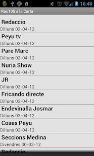 RAC105 a la carta Screenshots 1