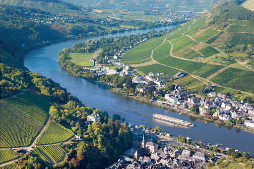 Uniworld-River-Queen-on-Moselle - Travel aboard the River Queen as it meanders down the vineyard-rich Moselle River in the heart of Europe. 