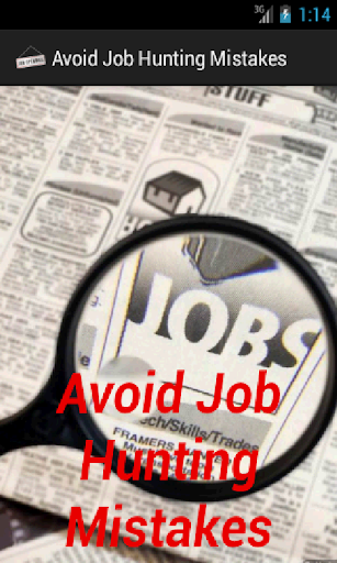 【免費教育App】Job Hunting Mistakes-APP點子