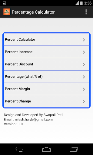 Percentage Calculator