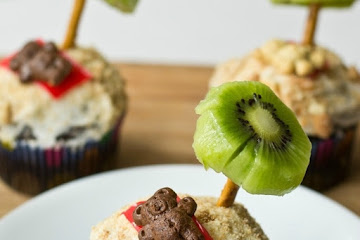 Palm Tree Cupcakes