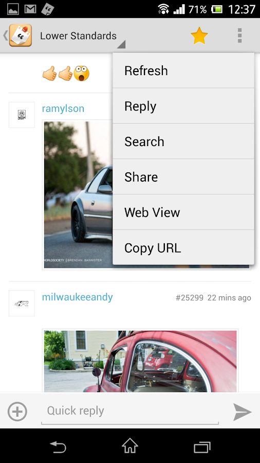 Tapatalk - screenshot