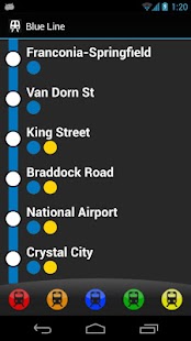 TransitPal DC Metro (Free) Screenshots 1