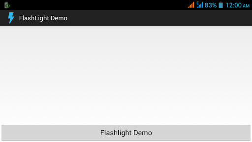 【免費程式庫與試用程式App】Flashlight Demo-APP點子