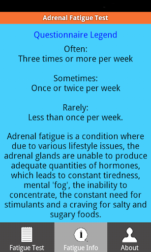 【免費健康App】Adrenal Fatigue Test App-APP點子