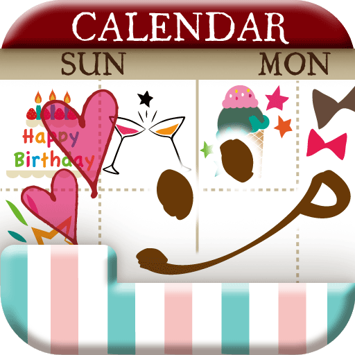 可愛月曆♥PETATTO CALENDAR免費・行事曆・日記 LOGO-APP點子