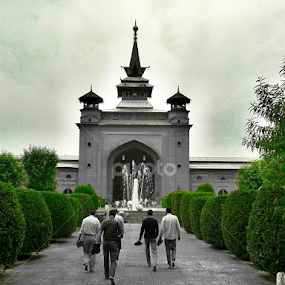 Jamia Masjid (Grand Mosque in Srinagar Kashmir) by Aijaz Mattoo - Buildings & Architecture Places of Worship