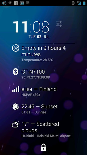 Dashclock Bluetooth Extension