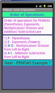 Free PEMDAS APK for PC