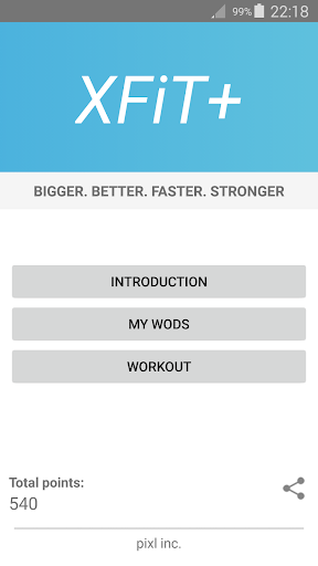 XFiT+ WOD Workout Generator