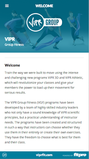 ViPR Group Fitness