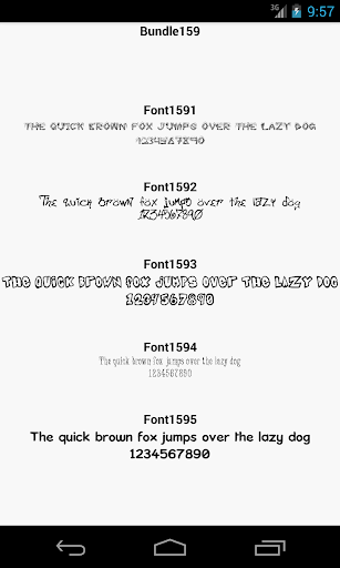 Fonts for FlipFont 159