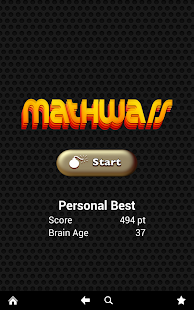 Free MathWars -mental math practice APK for Android