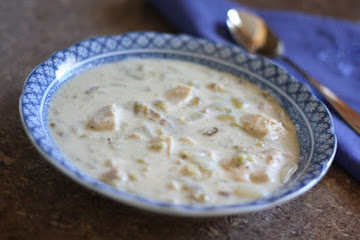 Creamy Turkey Green Chile Soup