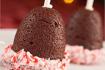 Candy Cane Brownie Bites